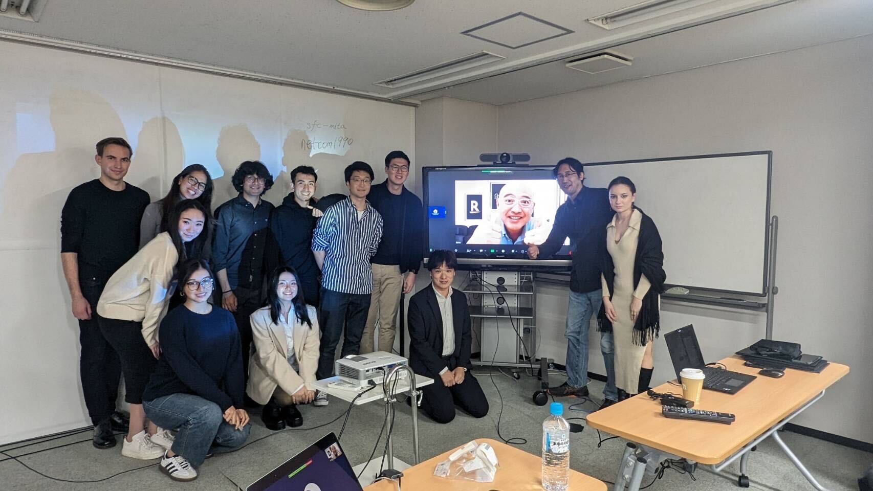 IBER-Kotosaka B2 seminar and Rakuten executive — joint session group photo